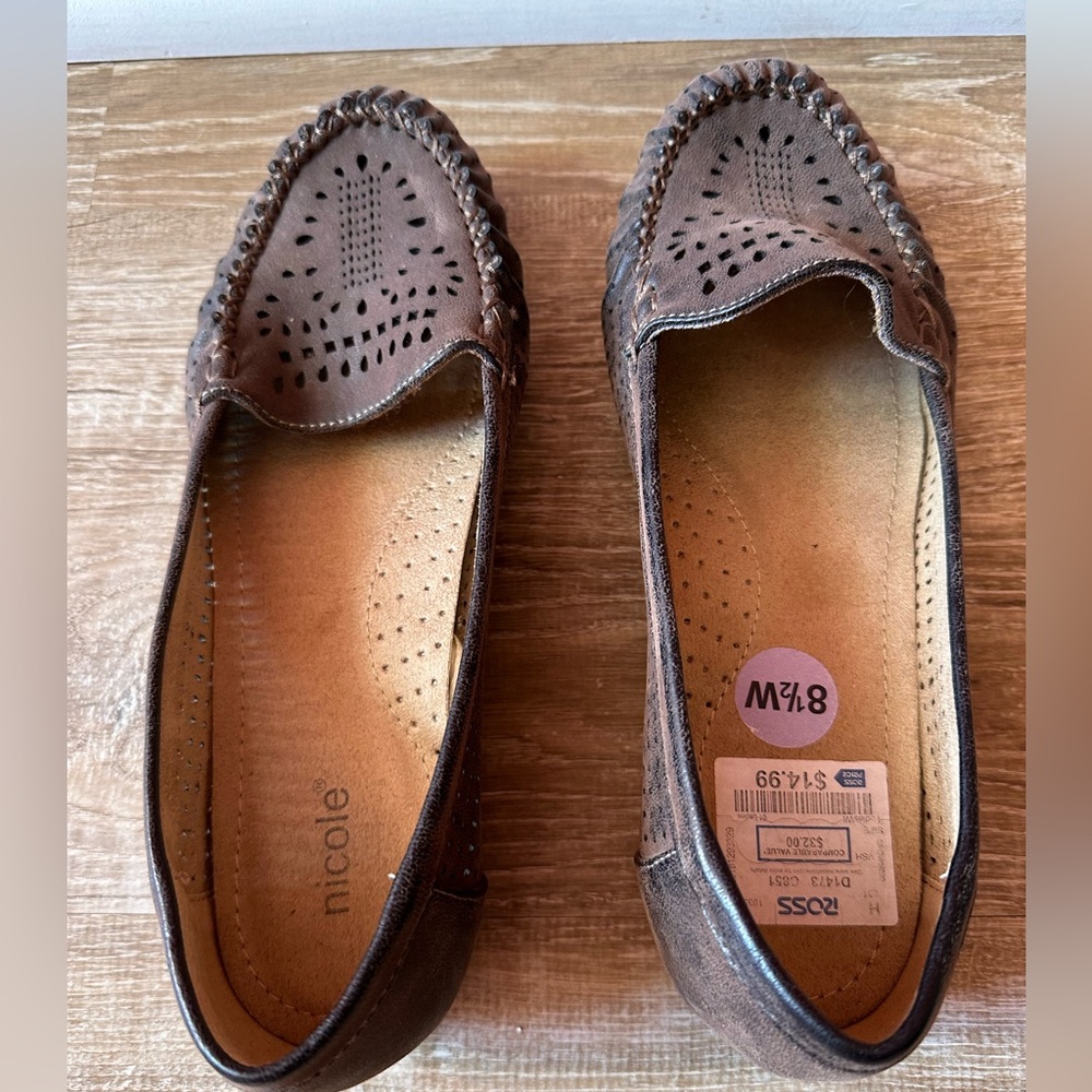 Women’s Brown Loafer / Shoes, Size 8 1/2 Wide